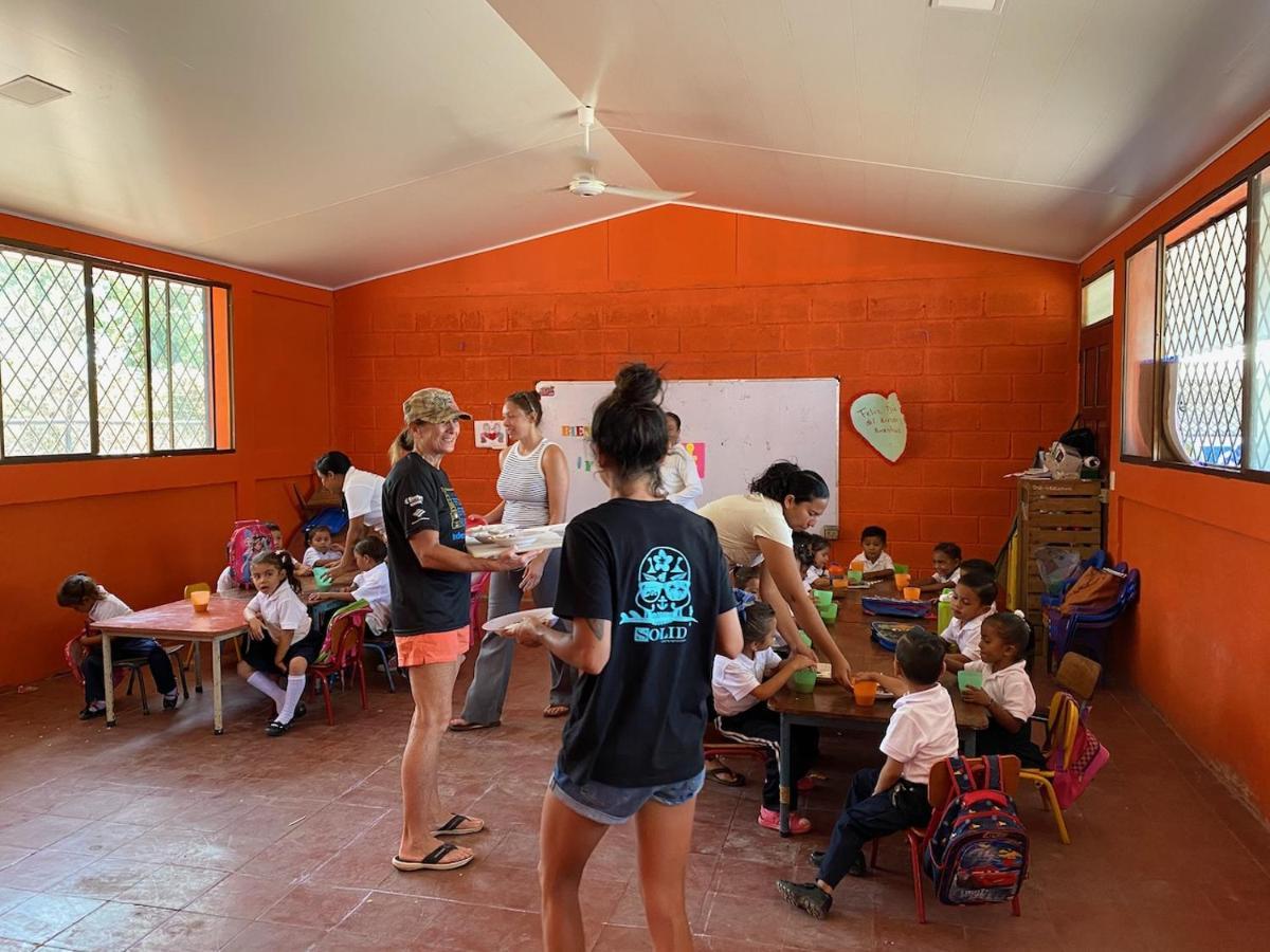 Solid Surf Camp Hostel Nicaragua Transito Kültér fotó
