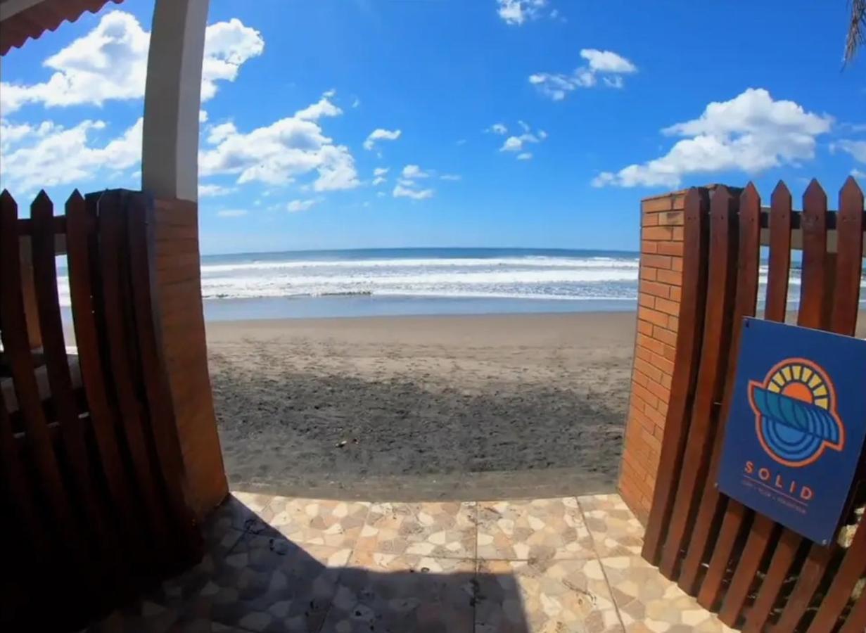Solid Surf Camp Hostel Nicaragua Transito Kültér fotó